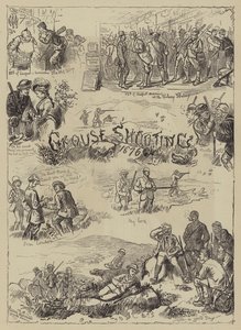 Jacht op Korhoenders door Harry Furniss
